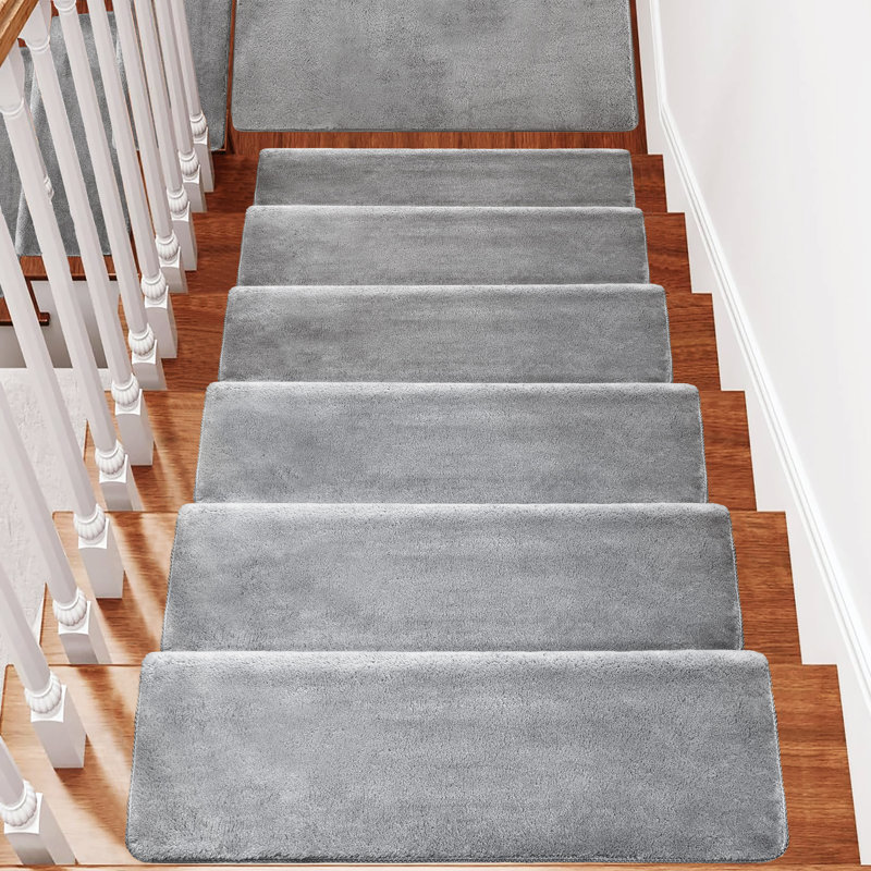 Tapis d'escalier Monterey, Gris clair