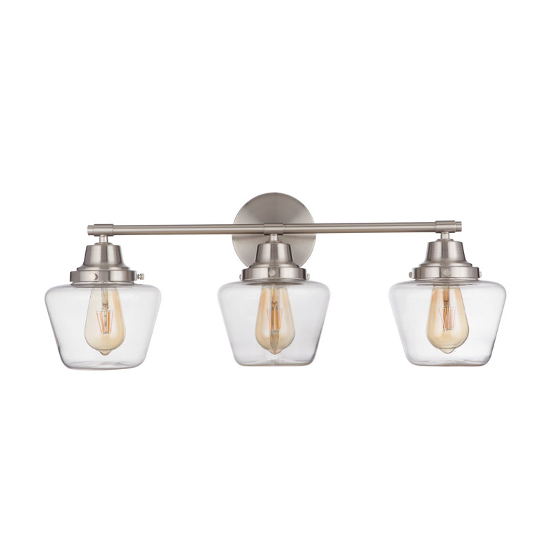 Akiba 3 - Light Dimmable Vanity Light, Brushed Polished Nickel