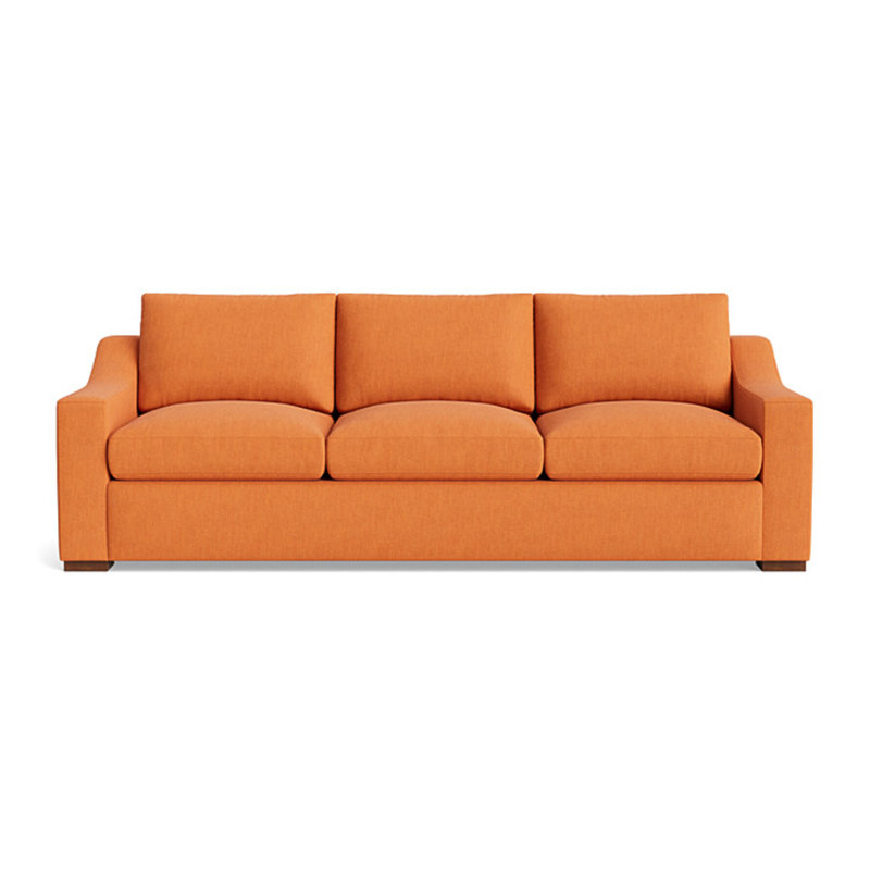 Lucca Sofa (95"), Performance Weave - Carrot