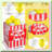 48th Birthday Number Cut-Outs Glitter Gold 12 Pack