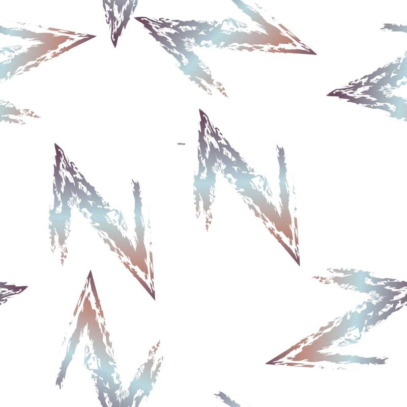 Rouleau de papier peint adhésif Arihaant Chalk Rays Gradient L 8,5 pi x l 24 po