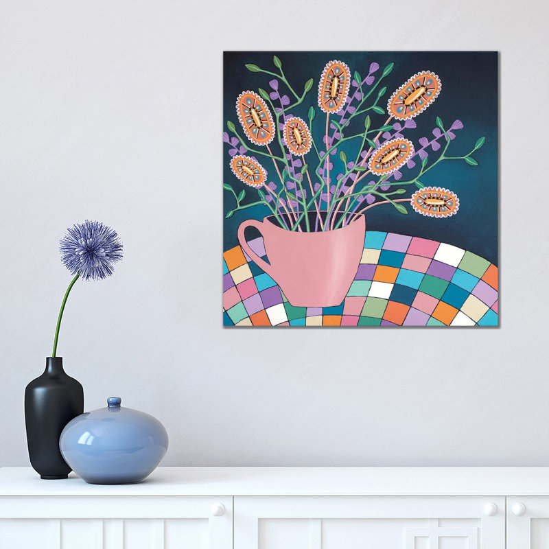Cup Of Joy by Lisa Frances Judd - Painting on Canvas, Wrapped Canvas, 45.72cm H x 45.72cm W x 3.81cm D