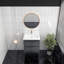 Meuble-lavabo mural 24 po Jack en chêne teck avec lavabo en acrylique renforcé Jack-1782149744