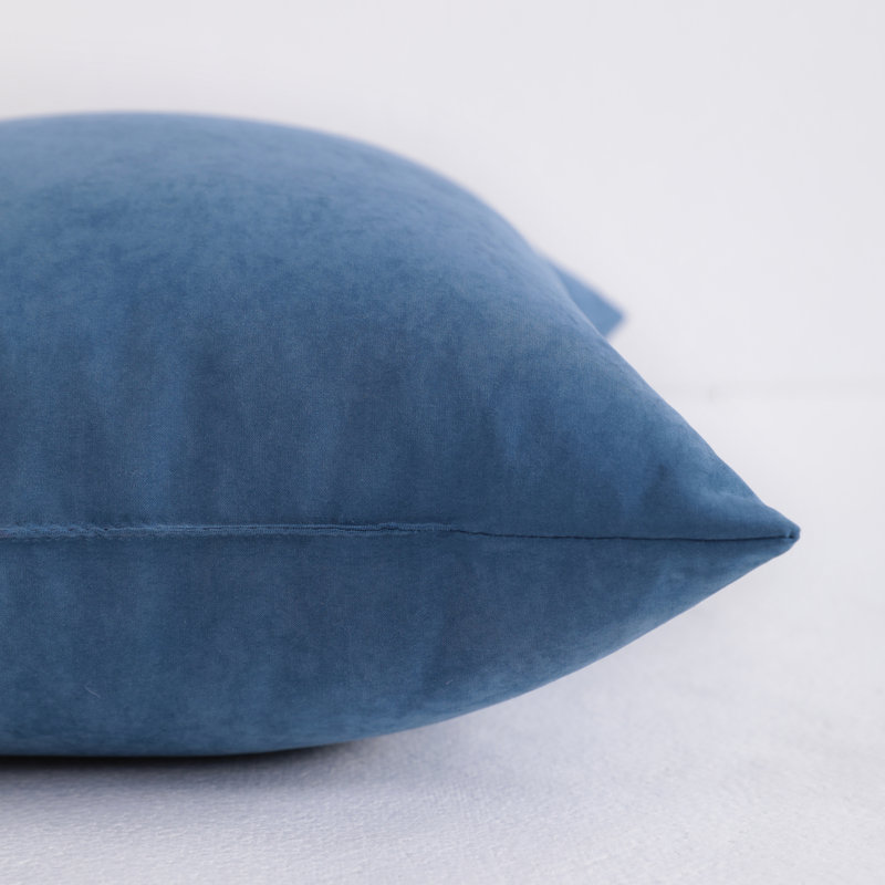 Microfiber Pillows, 13"x18", 2 Pack, Machine Washable - NTBAY, 13"x18", Denim Blue