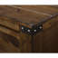 Industrial Farmhouse Bed with Multi-Functional Footboard-2106674652