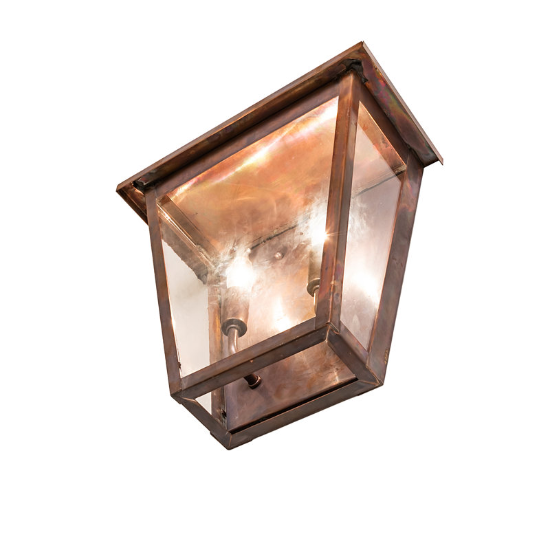 14" Wide Bastille Wall Sconce, 15.5" H x 12" W x 6" D