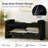 Albira Modern 45.5" Drop-down Storage Boucle Bench with Sturdy Wooden Frame-1225037481