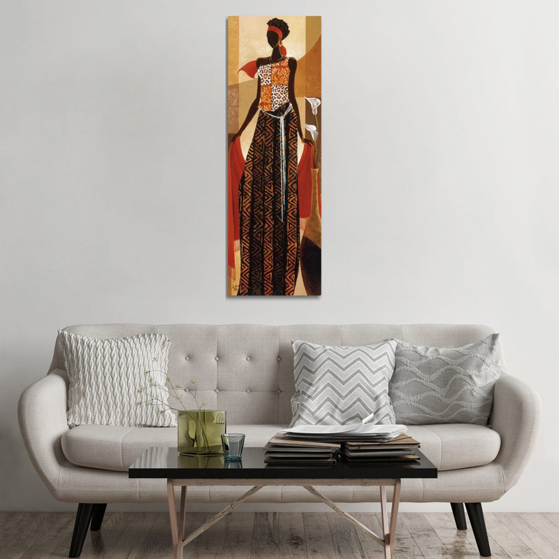 Malaika by Keith Mallett - Wrapped Canvas Panoramic Gallery-Wrapped Canvas Giclée, 152.4 cm H x 50.8 cm W x 1.91 cm D