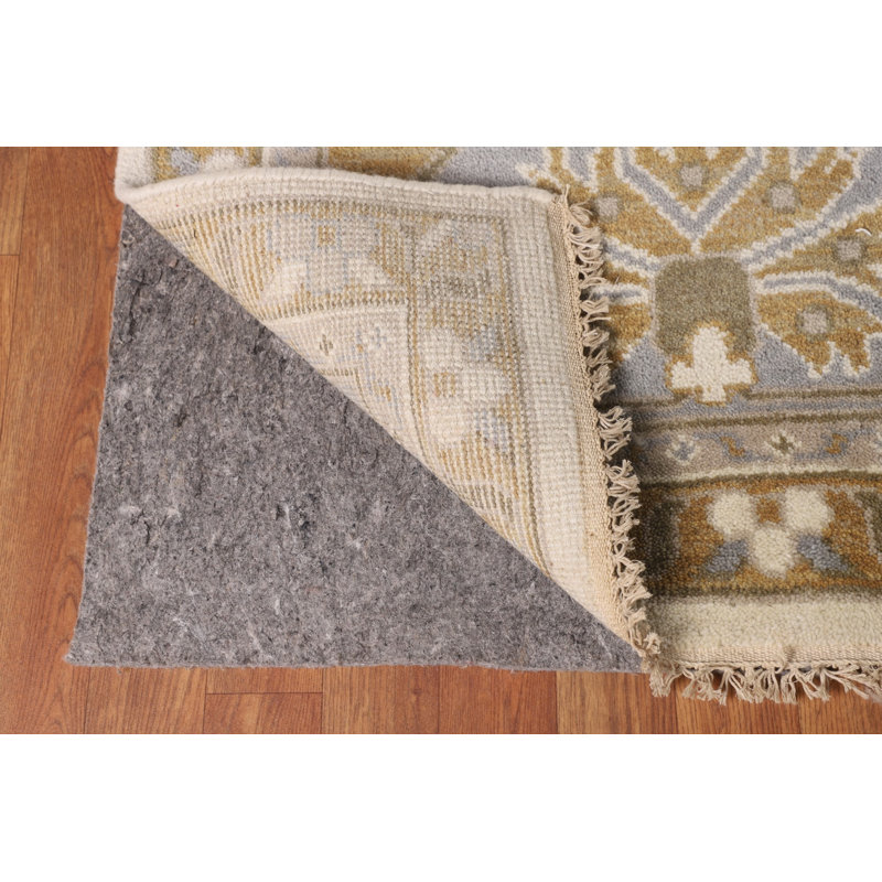 Handmade Large Wool Oushak Oriental Rug 12x17