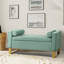 Vallejo 50.4'' W Modern Upholstered Flip Top Storage Bench with Two Pillows and Tufted-1664392846