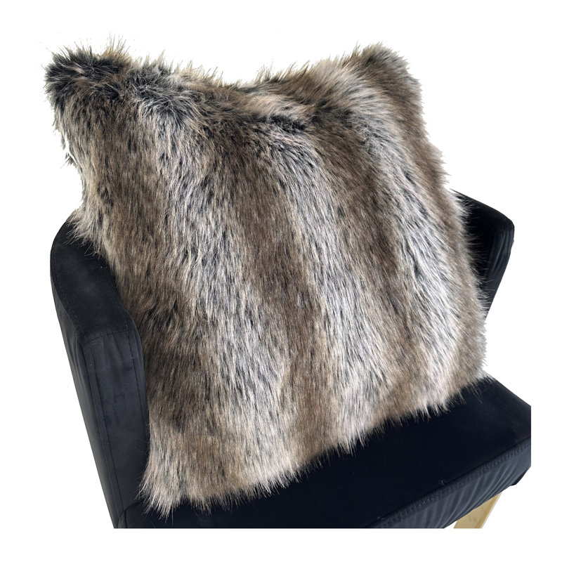 Coussin de luxe fabriqué à la main cendré poussiéreux, 16 po x 1 po, Coussin décoratif