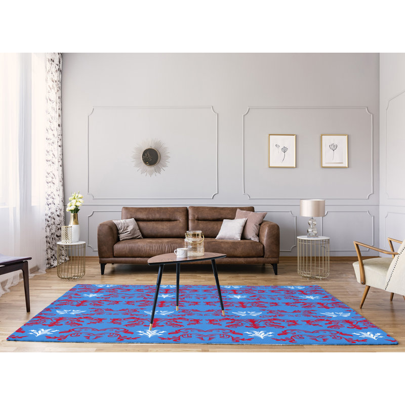 Damask Indoor Rug, Rectangle 8' x 10'