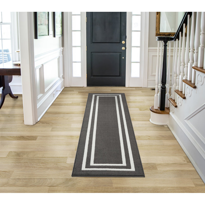 Tapis capitonné à 1 ligne Nautica, Tapis de couloir 2 pi 2 po x 6 pi