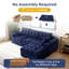 Canapé modulaire 104 po Cloud, sans assemblage, sans canapé-1196746822