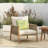 28" Modern Outdoor Woven Lounge Chair, Cushions Included