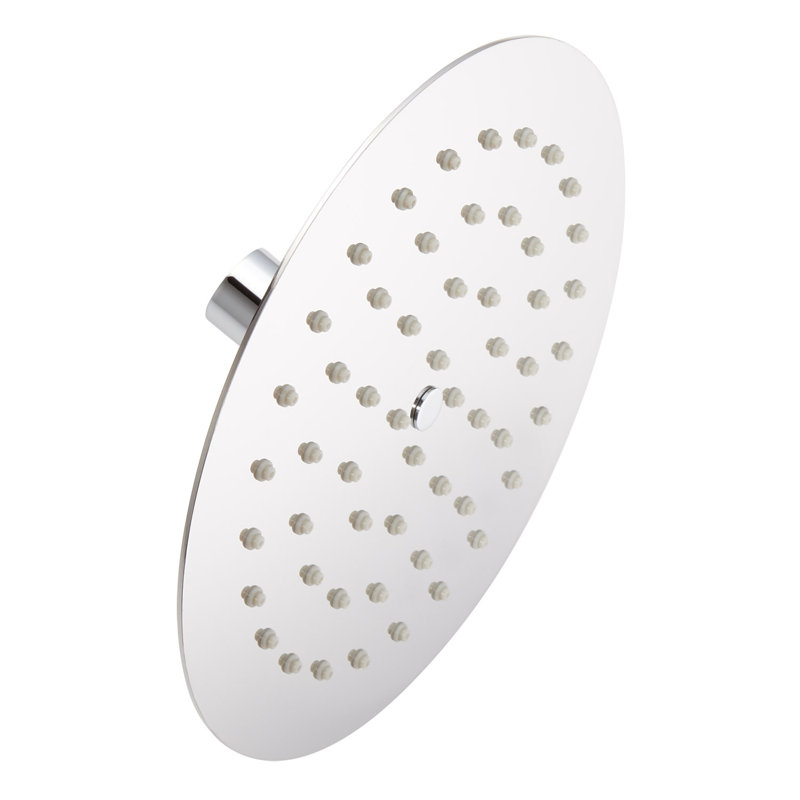 Contemporary Low Profile Rainfall Shower Head 2.5 GPM, Chrome