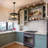 ??4-Light Farmhouse Chandelier Pendant Light - Adjustable Height - Rustic Steel Design - For Dining Room & Kitchen-893068001