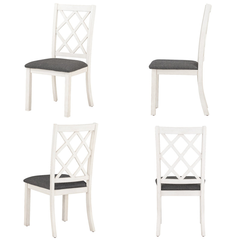 Ensemble repas pour quatre personnes, Brun, gris