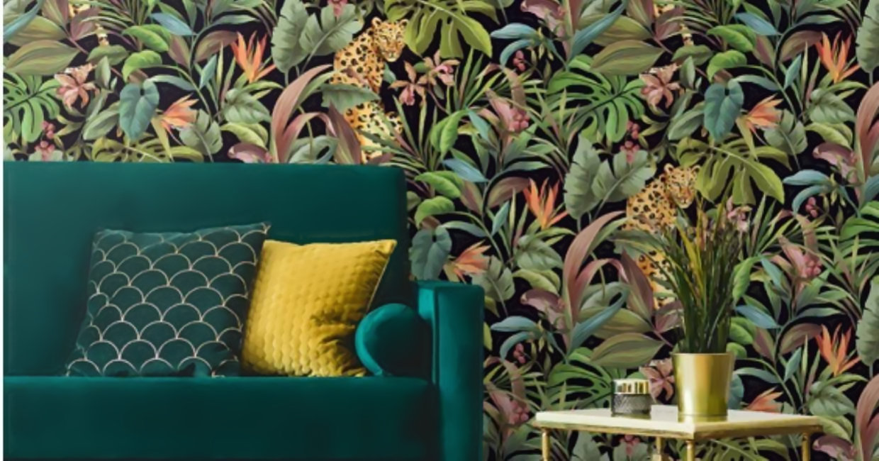 Daisy Bennett Sorento Tile Peel & Stick Wallpaper - Jungle Green – US Wall  Decor