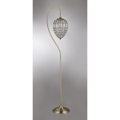 Briadale 64'' Brass Arched Floor Lamp