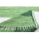 Hand Woven Cotton Green/White Indoor Rug