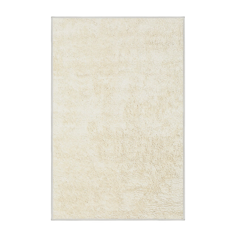 Tapis beige contemporain, Rectangle 3 pi x 5 pi