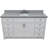 Abdirahiim 61 " W Freestanding Standard Single Vanity Bathroom Vanity With Granite Top-1489638014