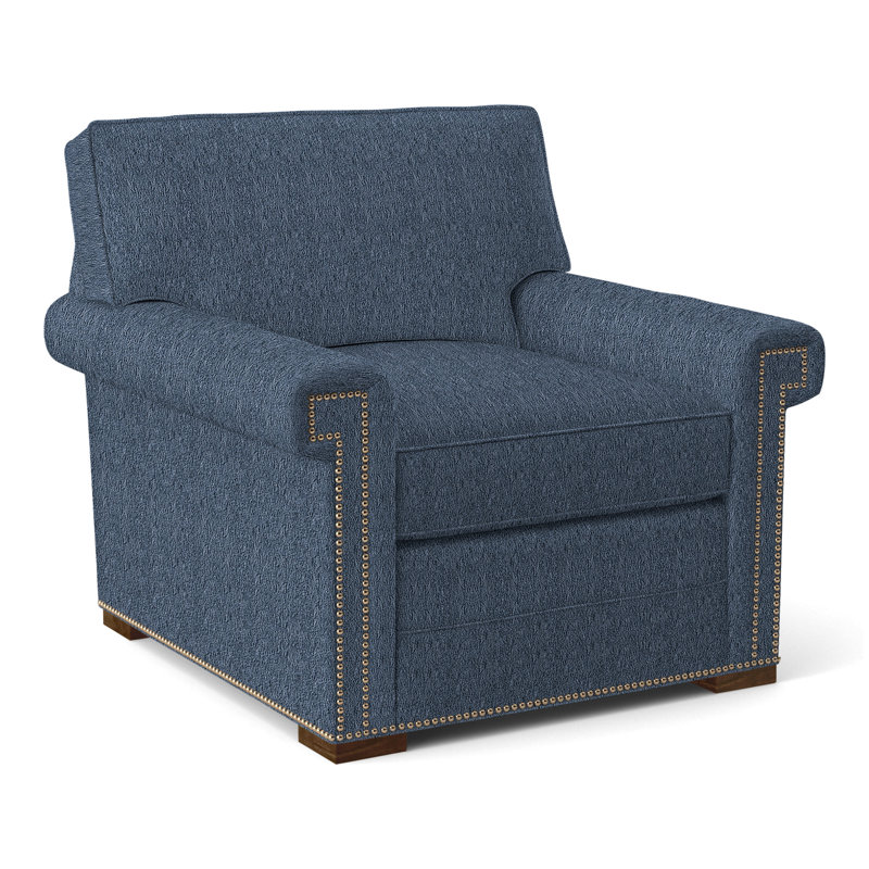 Fauteuil 36 po Davidson, Oui, Bleu Navada, La Havane