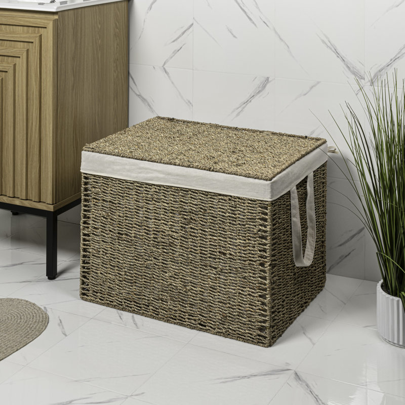 Panier à linge Reed Coastal Bohemian, H 17,72 po x l 23,62 po x P 17,72 po
