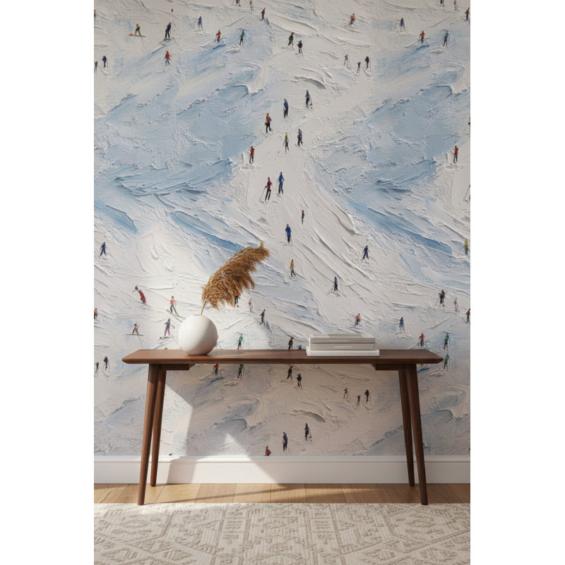 Papier peint blanc sur fond blanc