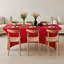 2 pièces / paquet de grande nappe rectangulaire rouge de 6 pi de Noël, couvertures de table extensibles en tricot de 180 g / m², disponibles en plusieurs couleurs, convient aux restaurants d'hôtel, aux cuisines, aux bureaux et aux longues décorations de table de réception. Premium et élégant-705967901-705967902