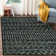 Linear Geometry Plush Area Rug – Modern Textured Accent with Non-Slip Base