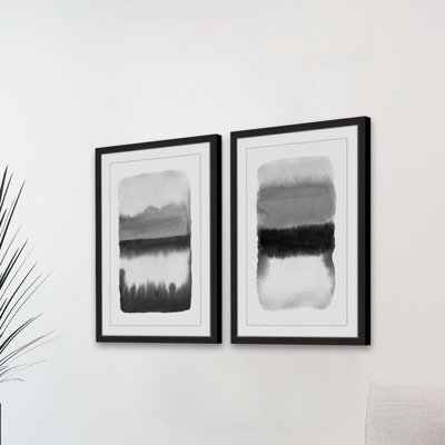 Transitions diptych-ensemble de 2 reproductions de photos encadrées sur papier
