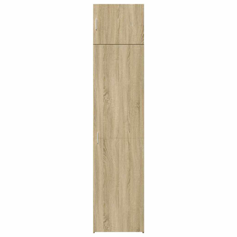 Slim Storage Cabinet 50X42.5X225 Cm Engineered Wood, Sonoma Oak