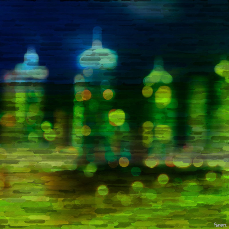 Parvez Taj - Wrapped Canvas Print, 101cm H x 101cm W