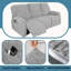Housse tricotée pour fauteuil inclinable en jacquard-353697986