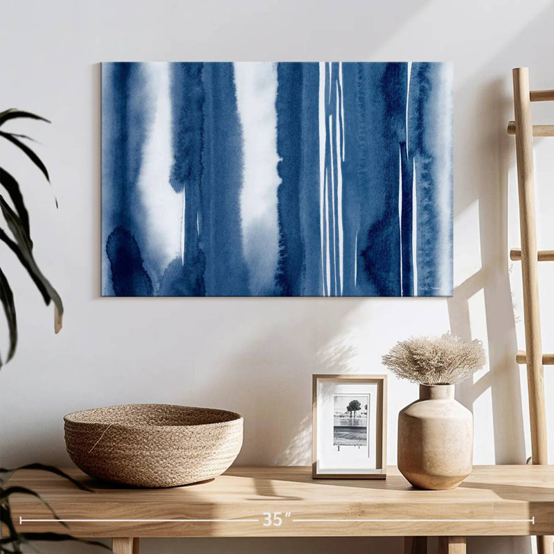 Étude de couleur indigo, H 16 po x l 24 po