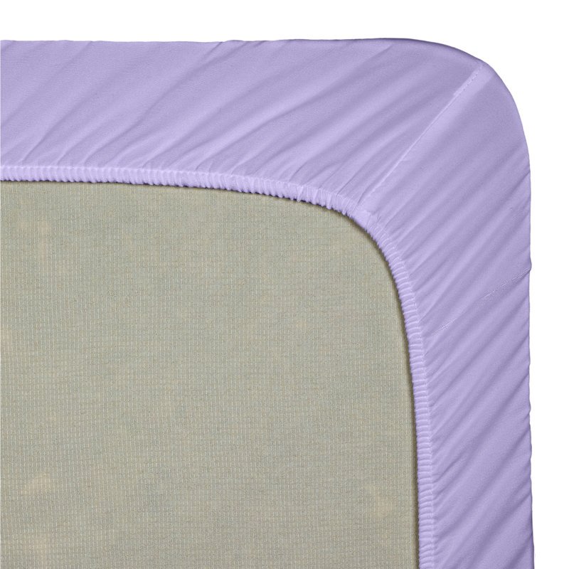 Drap-housse simple de couleur unie Premier., Lavande, Simple