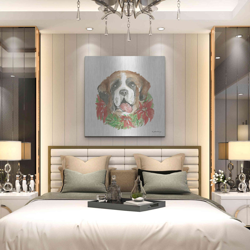 «Christmas Pup» par Jessica Mingo, H 36 po x l 36 po