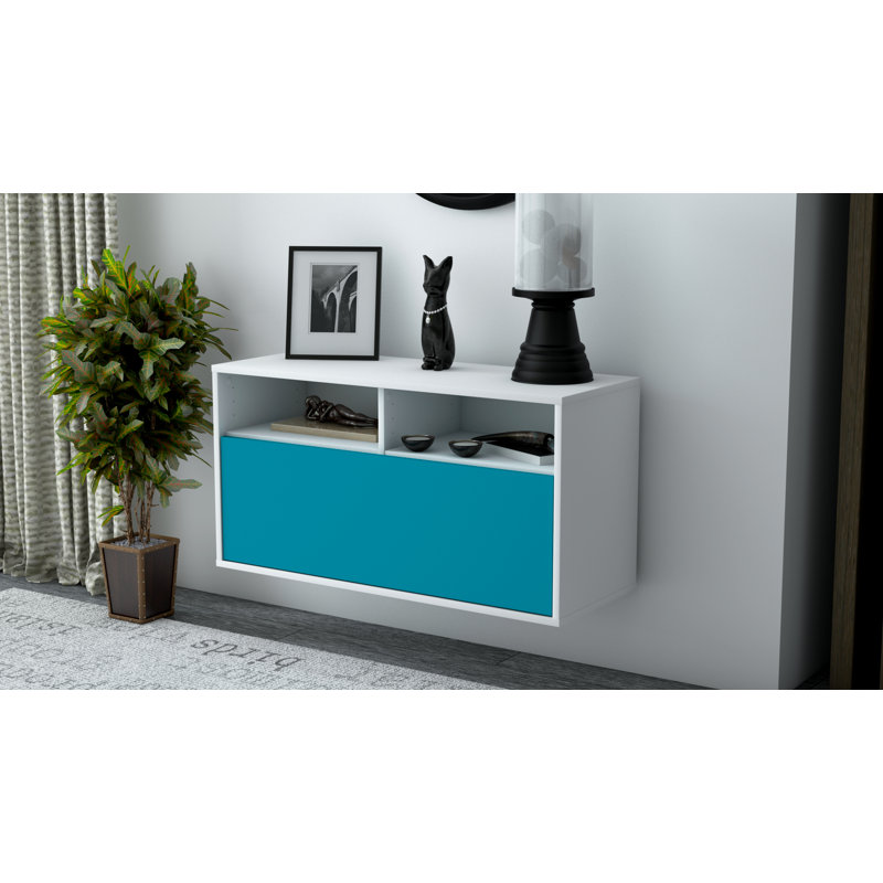 Loyne TV Stand, Turquoise