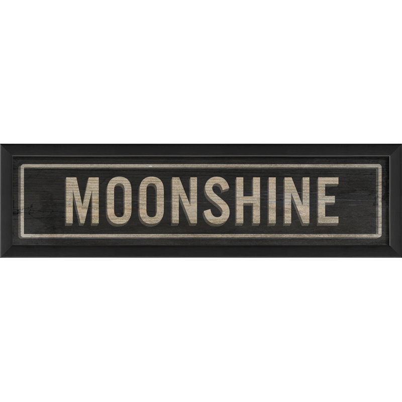 « lune sign v », art textuel encadré