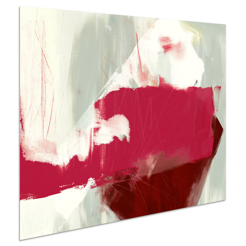 « magenta abstract 2 », impression sur verre