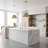 22 inch Diameter Integrated LED Brass Pendant