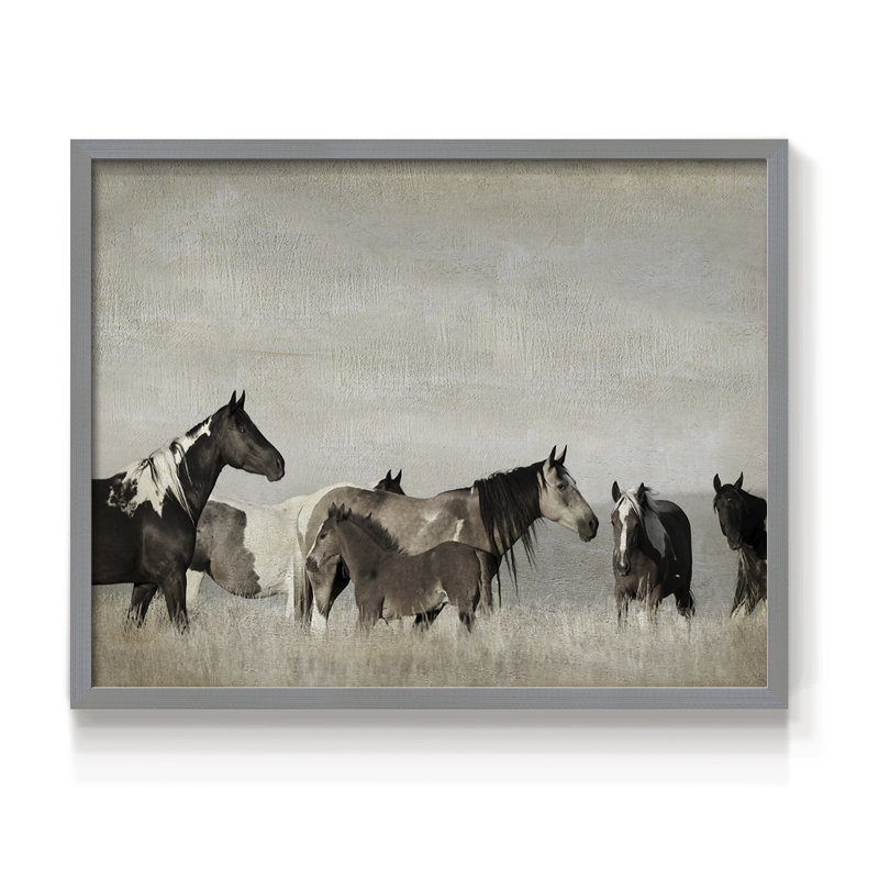 Ranging Free -Framed Print - Restickable, H 16 po x l 20 po, Gris
