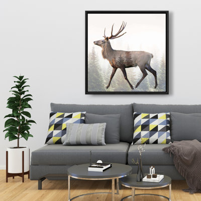 " Large Plume Roe Deer "