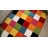 Bright Squared Geometric Red/Blue/Yellow Kids Area Rug-1118754276