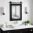 Rustic Farmhouse Solid Wood Accent Mirror Decorative Mirror Rectangle Bathroom Mirror Barn Wall Mirror-1186561324-1184856939