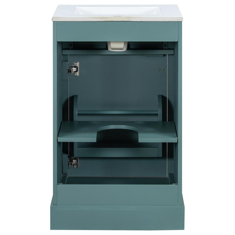 Coiffeuse élégante avec rangement, Vert