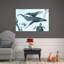 Baleines et amis de l'océan, méduse contemporaine, pieuvre, art mural-799475594