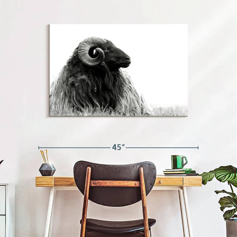 Brampt Bighorn Ram, 26" H x 39" W